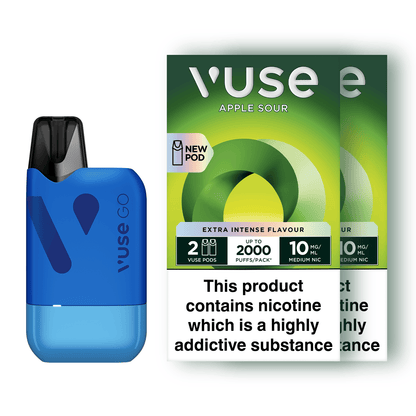 Vuse GO Reload Blue Raspberry & Vuse Pods vPro Bundle X2