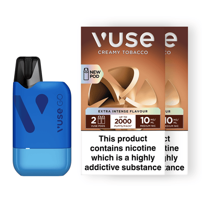 Vuse GO Reload Blue Raspberry & Vuse Pods vPro Bundle X2