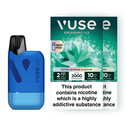 Vuse GO Reload Blue Raspberry & Vuse Pods vPro Bundle X2