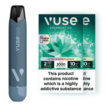 Vuse GO Reload Pen Creamy Tobacco & Vuse Pods vPro Bundle X2