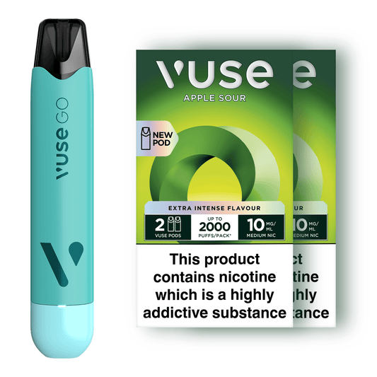 Vuse GO Reload Pen Mint Ice & Vuse Pods vPro Bundle X2