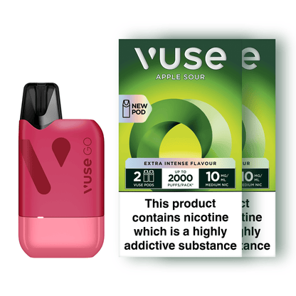 Vuse GO Reload Strawberry Ice & Vuse Pods vPro Bundle X2