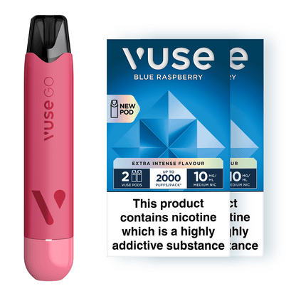 Vuse GO Reload Pen Strawberry Ice & Vuse Pods vPro Bundle X2