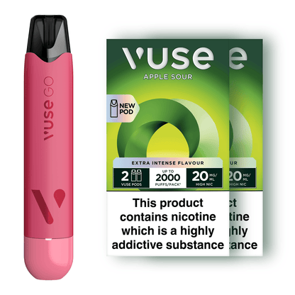 Vuse GO Reload Pen Strawberry Ice & Vuse Pods vPro Bundle X2