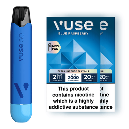 Vuse GO Reload Pen Blueberry Ice & Vuse Pods vPro Bundle X2