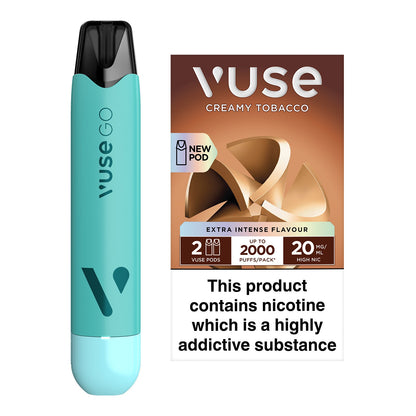 Vuse GO Reload Pen Mint Ice & Vuse Pods vPro Bundle