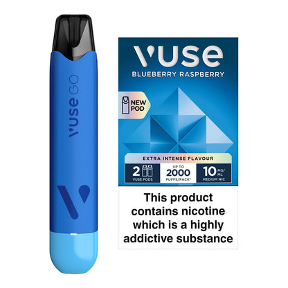 Vuse GO Reload Pen Blue Raspberry & Vuse Pods vPro Bundle