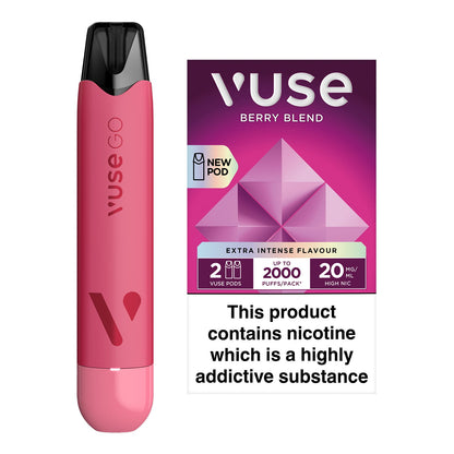 Vuse GO Reload Pen Strawberry Ice & Vuse Pods vPro Bundle